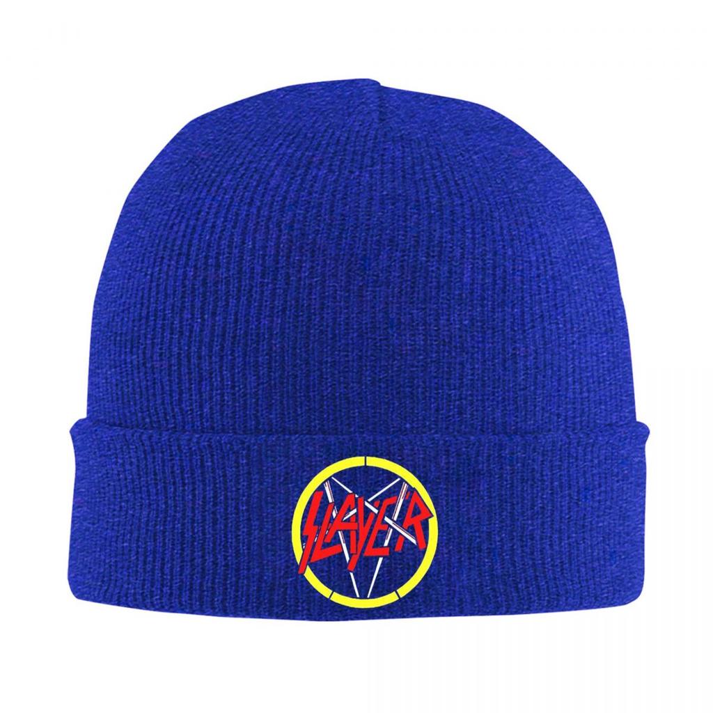 Slayers Logo Warm Knitted Cap Fashion Bonnet Hat Autumn Winter Outdoor Beanies Hats for Men Women Adult