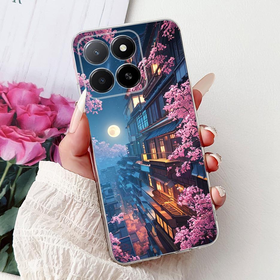 Чехол для Honor X5b 4G GFY-LX2 Милый Расписной Чехол Прозрачный Силиконовый Мягкий ТПУ Чехол для Телефона Для Honor X5b Plus HonorX5b Задняя Крышка Coque
