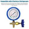 Air Conditioning Refrigeranting Gauge Dual Values Pressure Gauge Pressure Adjustable Refrigeration Maintenance
