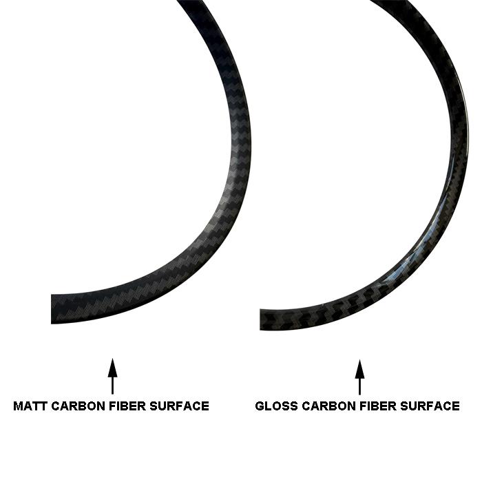 Gloss Carbon Fiber Pattern Dashboard Dial Gauge Rings Bezel Trim For Porsche 986 Boxster - ABS Plastic Made