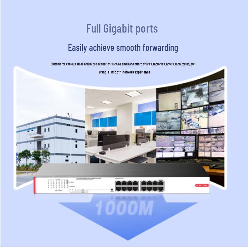 H3C Gigabit Unmanaged Ethernet Switches