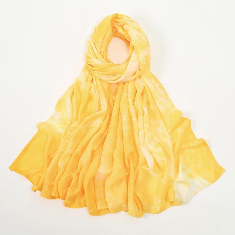 Малайзия и Индонезия горячие продажи тай-дай человеческий хлопок головной платок популярный большой размер дофаминовое сочетание цветов длинное полотенце женщины