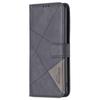 BINFEN COLOR For Samsung Galaxy A05s 4G Phone Cases Wallet Stand Geometry Imprinted Leather Cover