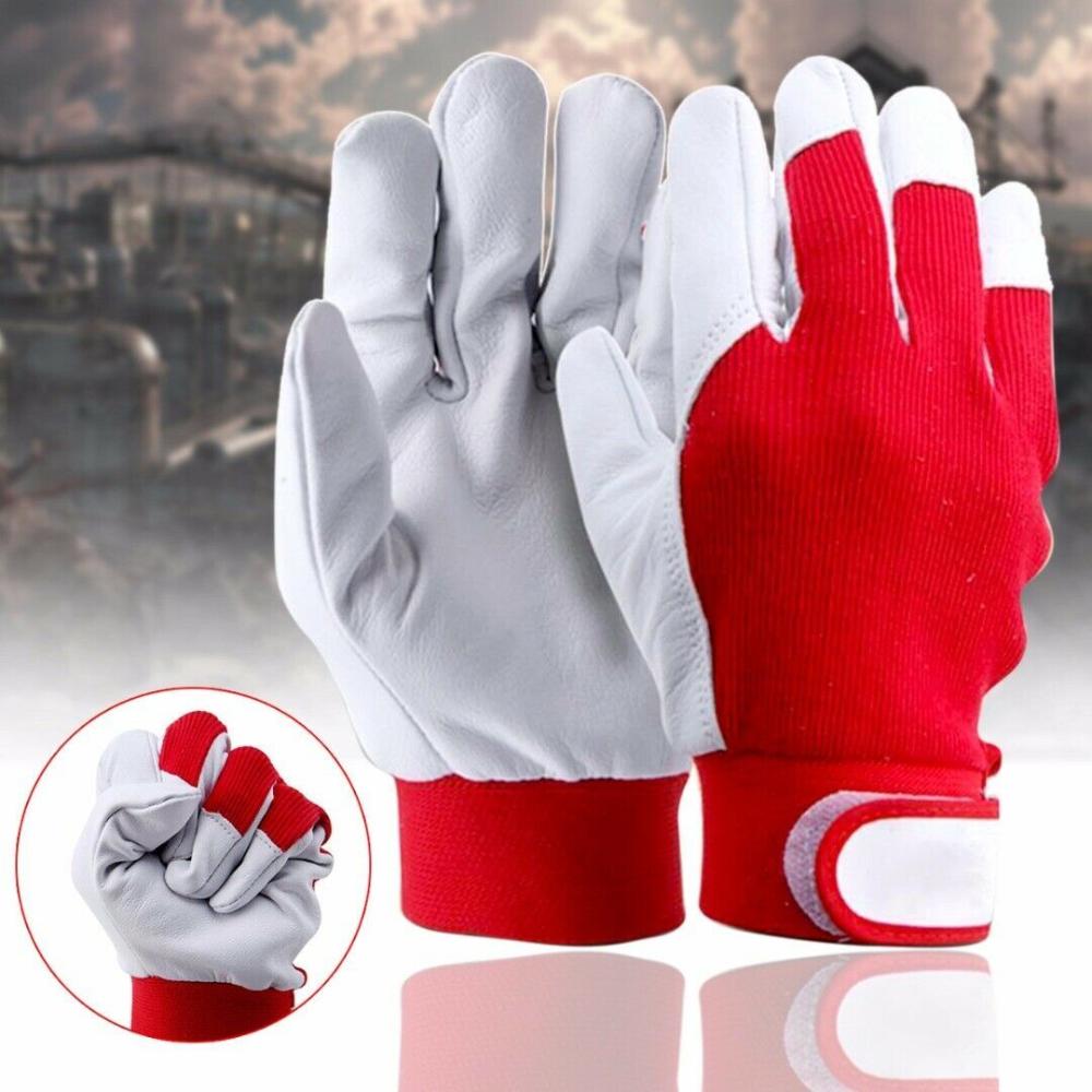 Durable Heat Resistant Leather Gauntlets Safety Gloves Welding Gloves Welders Supply