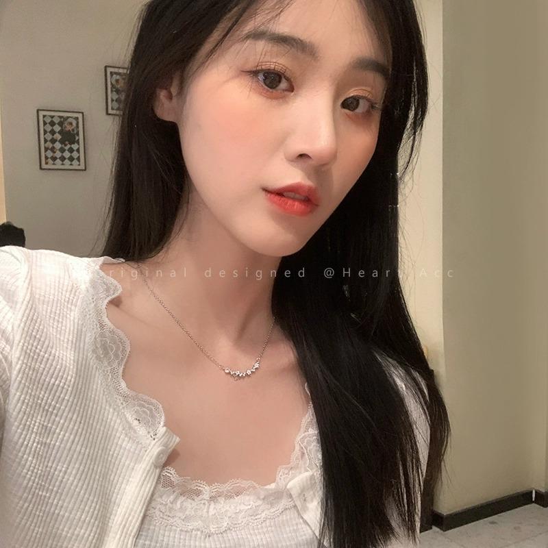 Shining Star S999 Sterling Silver Versatile Clavicle Necklace - Fashionable Cold Style Jewelry, Perfect Christmas Gift