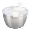 Stainless Steel Salad Spinner 5L Multifunctional Lettuce Spinner Vegetable Dryer with Lid Drain