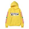 Hunter X Hunter Killua Anime Hoodie Sleeve Letter Print Black Manga Long Sleeve Casual Hooded Pullover Sweatshirt