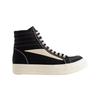 Lido Dark Shadow Vintage High Sneakers Black Milk