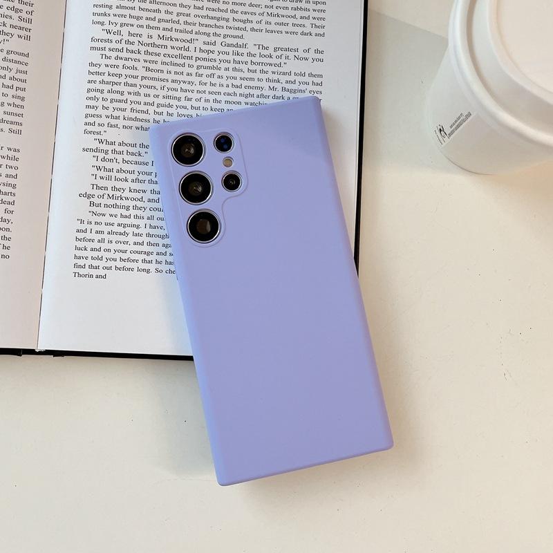 Подходит для Samsung Galaxy S25 Жидкий силиконовый чехол для мобильного телефона S23 Ultra Полностью закрывающий противоударный чехол Мягкий чехол 24