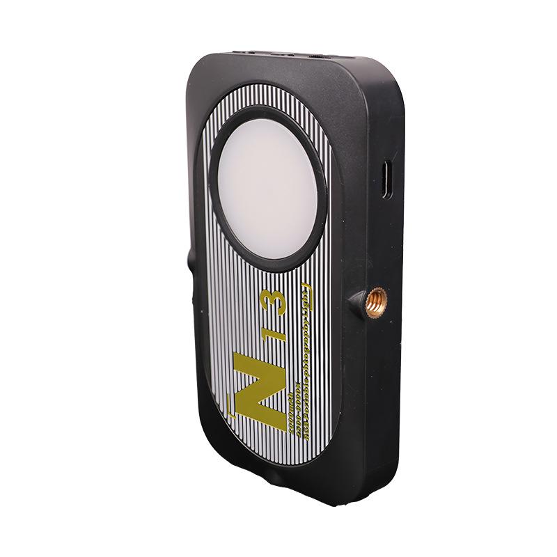 N13 Мини-ручной селфи-свет с двусторонней подсветкой и трехцветными вариантами заполнения