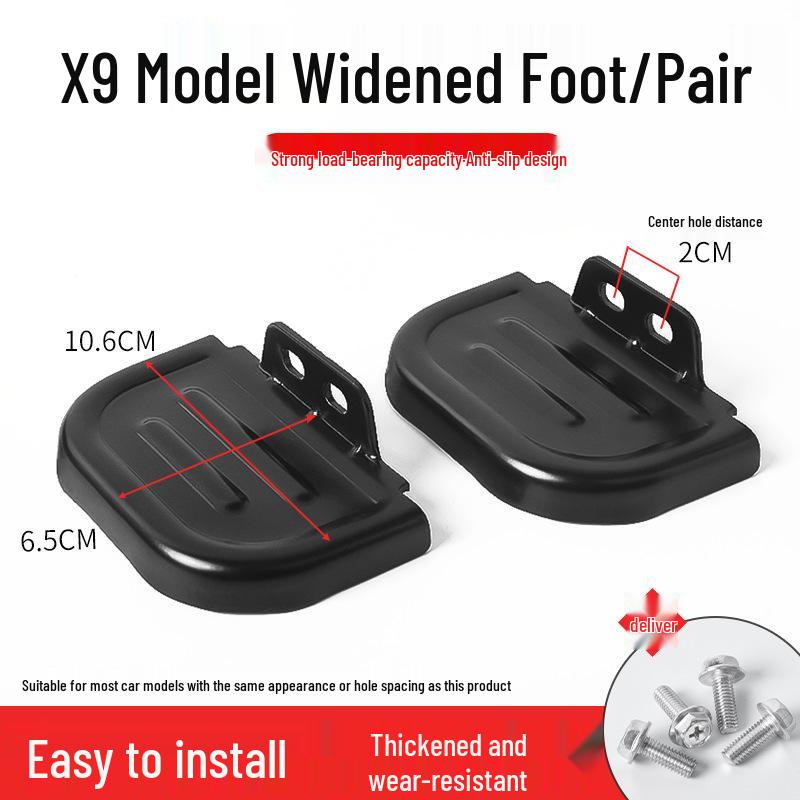 Крышка педали задней подножки для электровелосипедов - Подходит для моделей Yadea, Aima, Xiaodao, Tailing