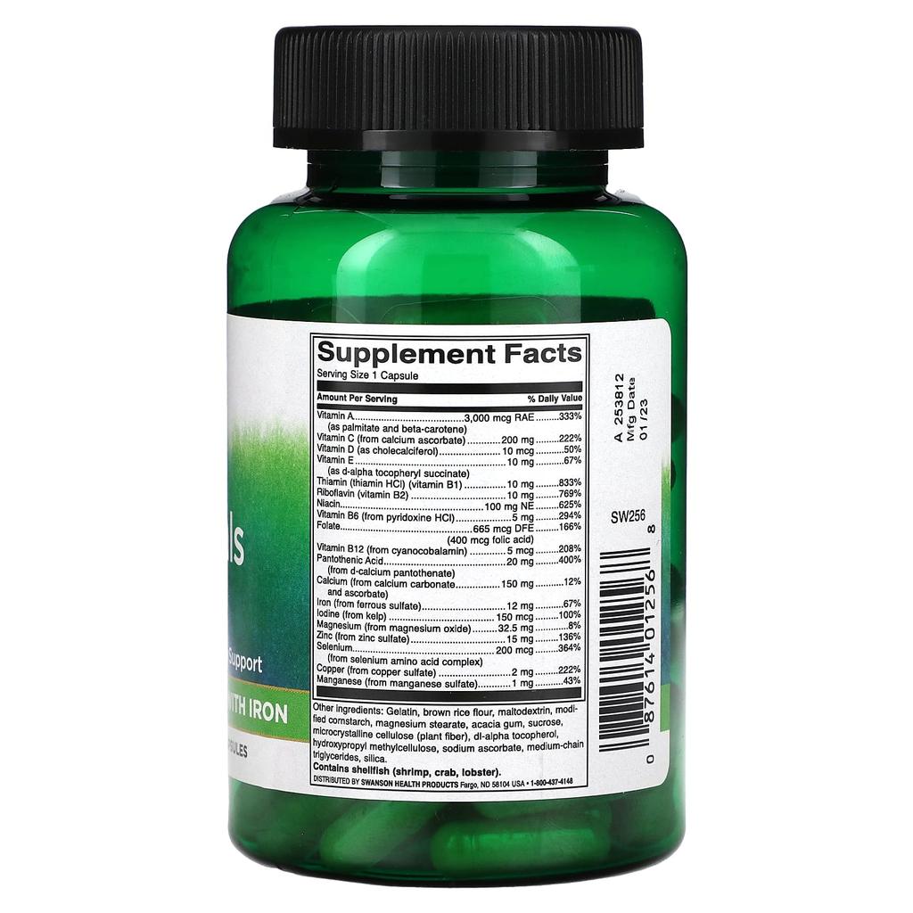 Daily Essentials Multi, 100 Capsules