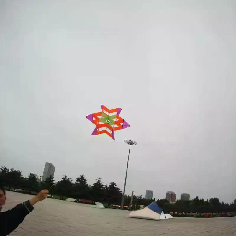 New Style 3D Plum Blossom Kid-friendly Kite, Easy to Fly, Ideal for Beach Park Picnics, Perfect Travel Companion