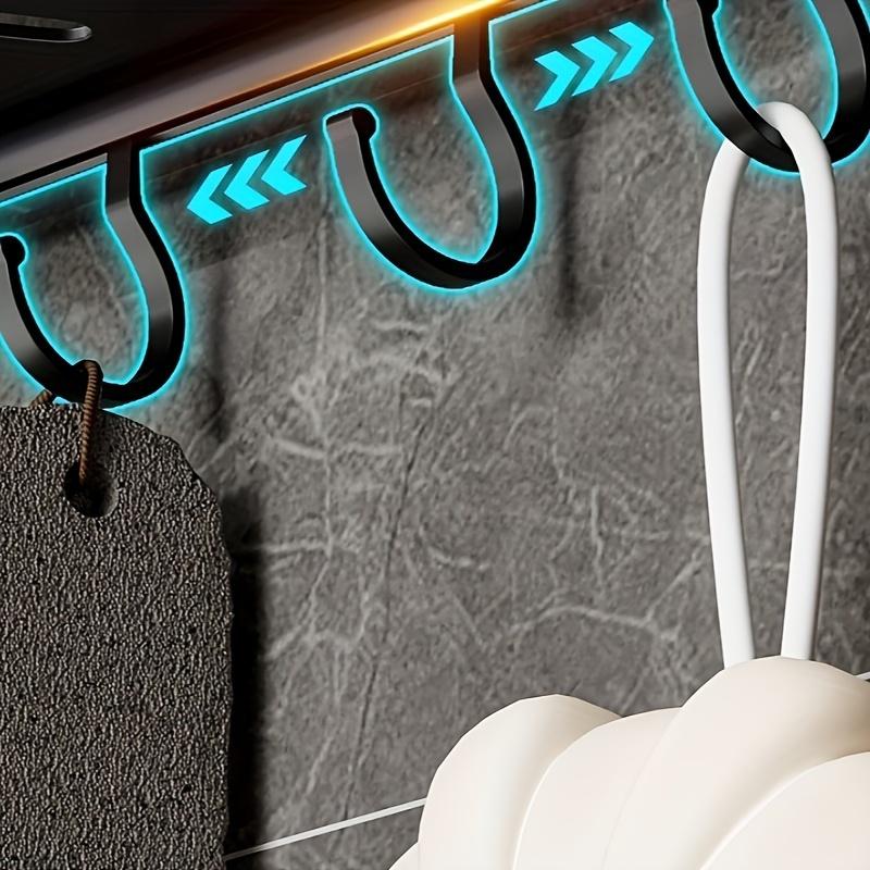 1 шт. Настенный органайзер для ванной комнаты, подвесная полка для ванной комнаты, 2-уровневая полка для ванной комнаты, косметический органайзер, органайзер для шампуня и геля для душа