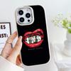 LZ19 Lips Kiss Art Soft Phone Case for Samsung S24 Ultra S23 Plus S21 FE A16 A54 A34 A05s A06 Infinix Hot 40 30i Lens Protection Shockproof Cover