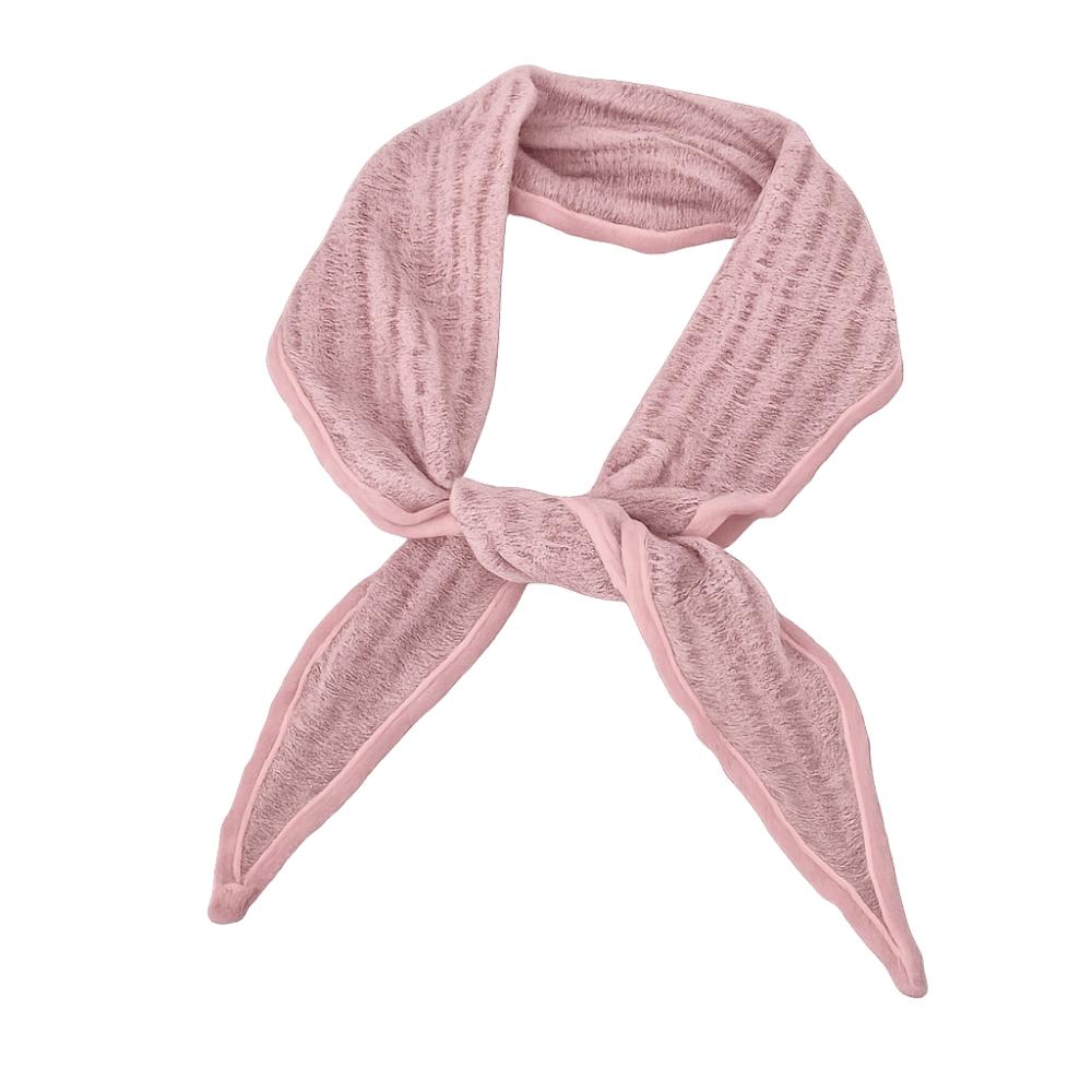 Pure Color Triangle Scarf Hollowed-out Head Wrap Fashion Neck Scarf  Photo Props