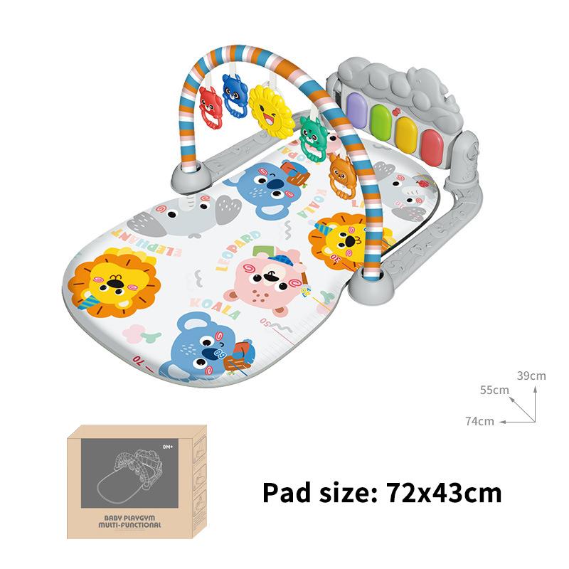 1 Set Music Pedal Piano Multifunctional Children Fitness Frame Take Exercise Infant Leg Stamina Gym Crawling Frame Baby Toy