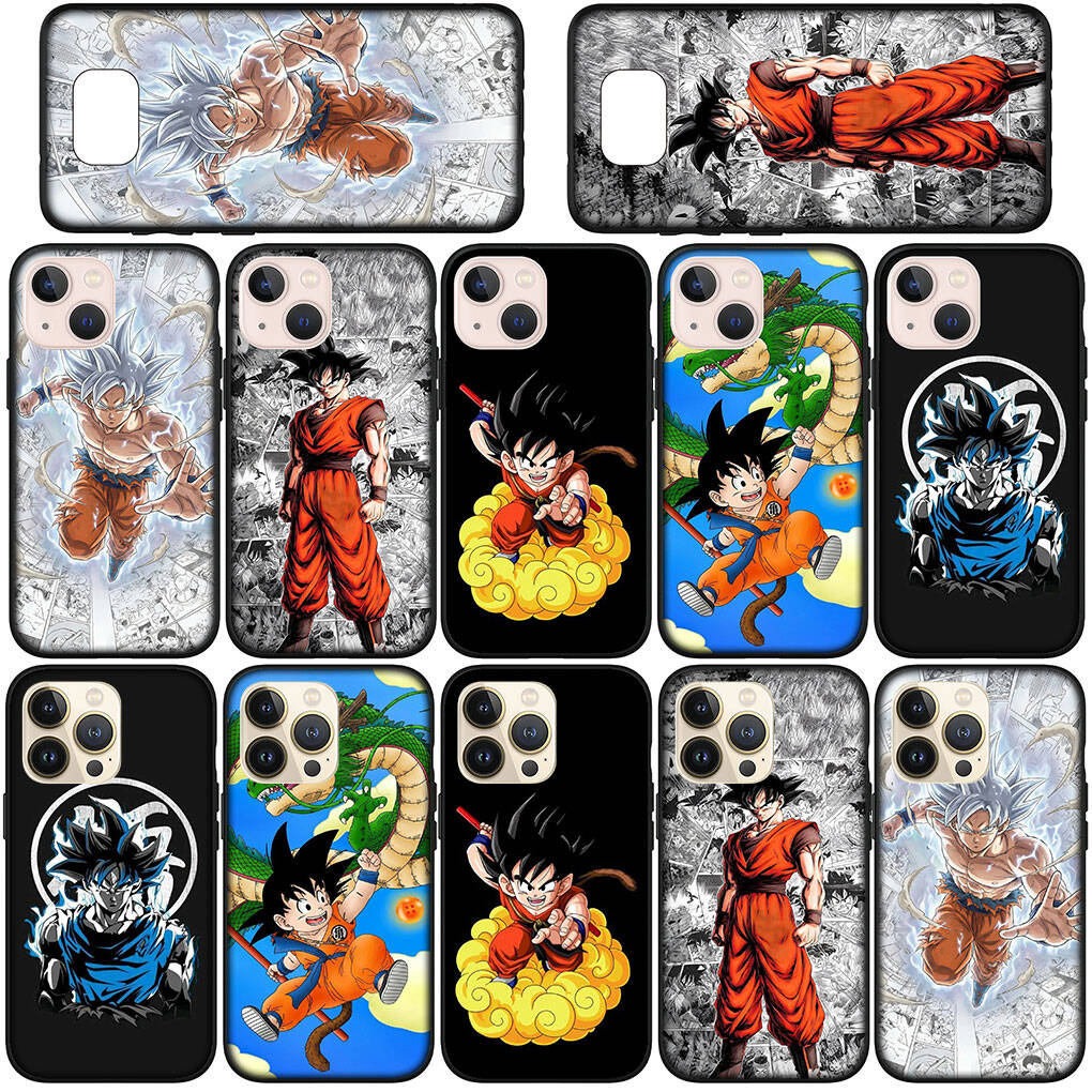 Phone Case for iPhone 17 15 16 Plus Xiaomi Poco X7 X6 F8 F7 C85 C75 C71 Redmi Note 14 12 11 13 Pro Max A4 14C 13C Dragon Son Gokus Ball Silicone Cover