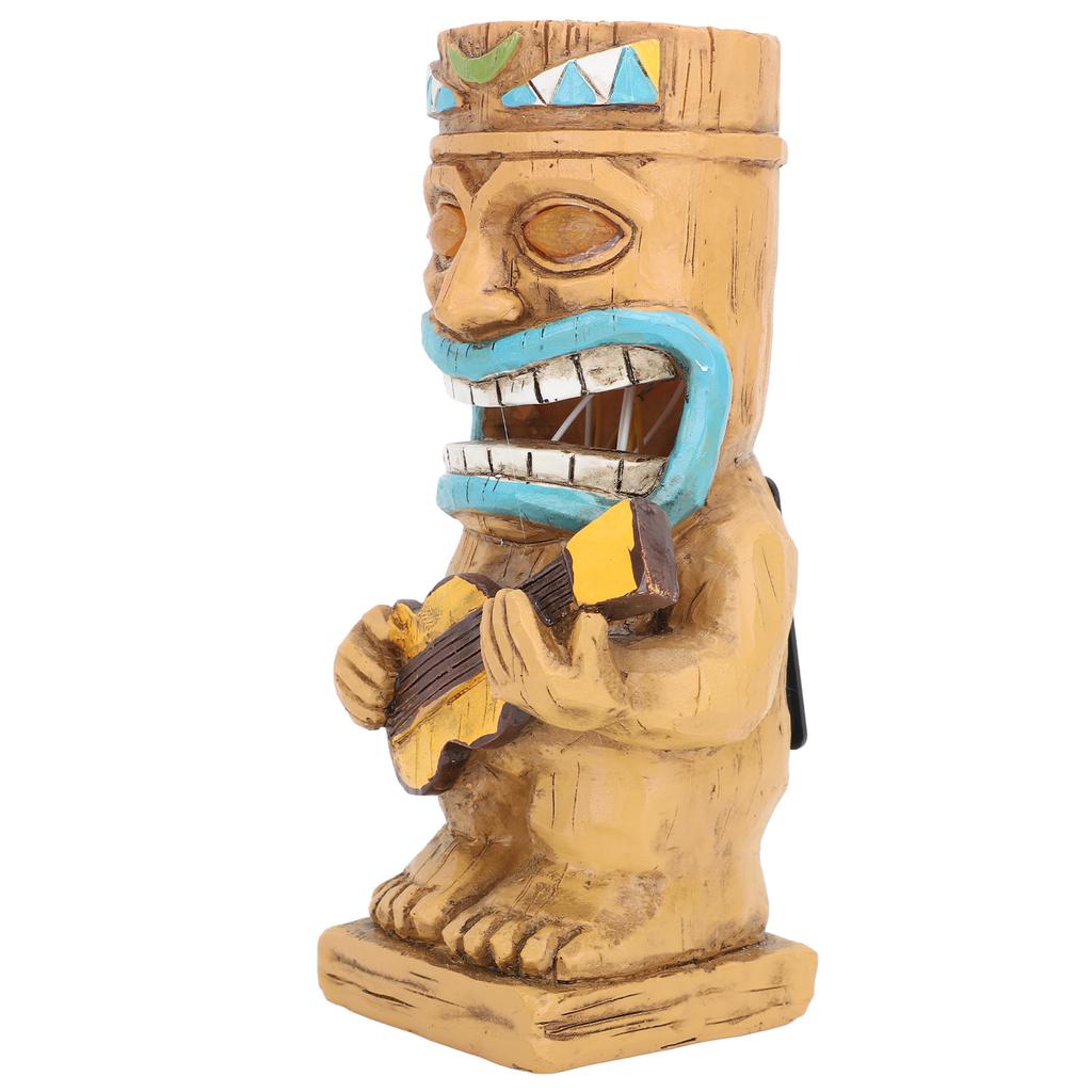 Totem Statues Solar Light Resin Garden Solar Light Ornament For Outdoor Home Lawn Yard