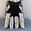 Medieval Knight Lady Half Body Armor Female Cuirass With Tassets Women's Pauldrons, Bracers, Leg Greaves Armor Suit Cosplay  Roleplay