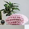2.5cm Chunky Yarn Super Velvet Bulky Yarn Easy Projects Tube Yarn  Pet Beds