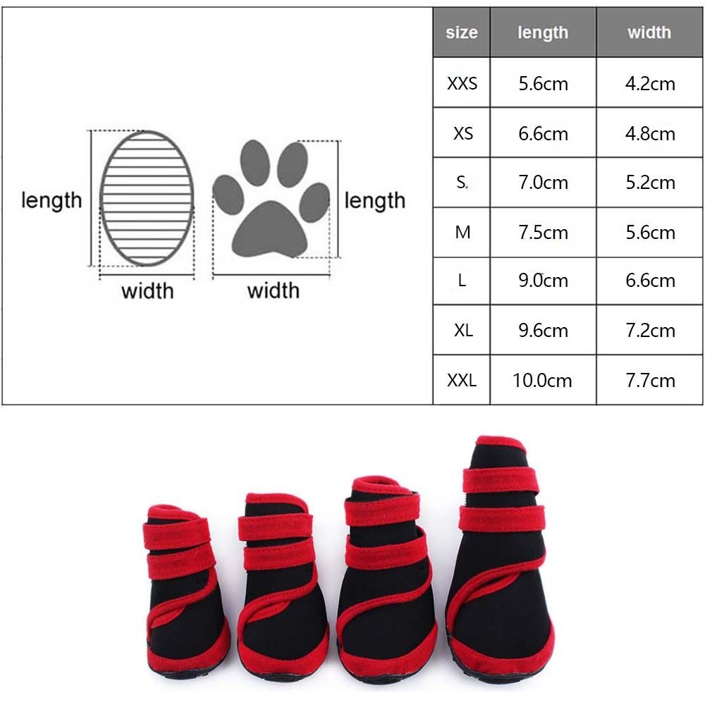 Autumn and Winter Outdoor Waterproof Sole Shoes Pet Supplies Dog Booties Dog Shoes Pet Rainshoes