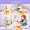 Abs Material Pet Automatic Food Dispenser For Cats And Dogs With Toy Design