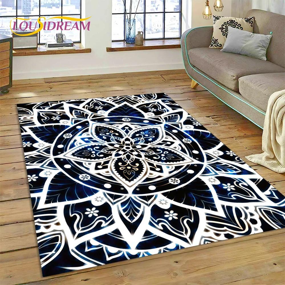 Медитация Мандала Богемия Дух Природы Ковер Коврик для Йоги для Дома Гостиной Спальни Дивана Придверный Коврик Декор, Ковер с Областью Нескользящий Коврик