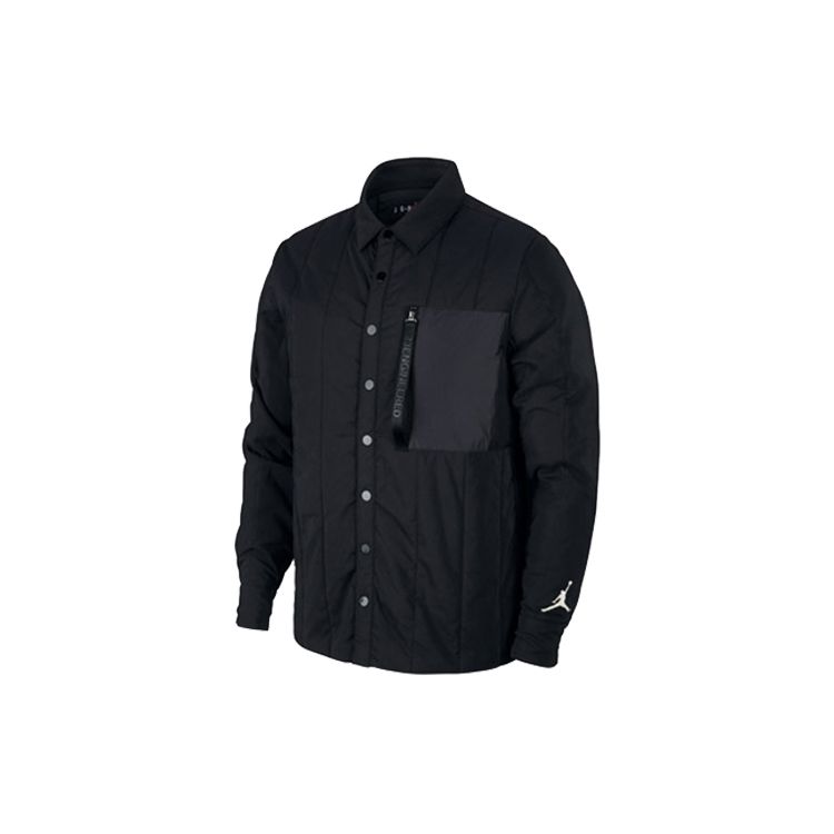 Air Jordan 23 Engineered Space Cotton Coach Jacket Men Outerwear Black AJ1053-010