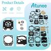 Pack of 3 Carburetor Repair Kit for Walbro K10-WAT WT391 WT20 WT3 WT309 WT310 WT324 WT379 Chainsaw Trimmer Weedeater Leaf Blower