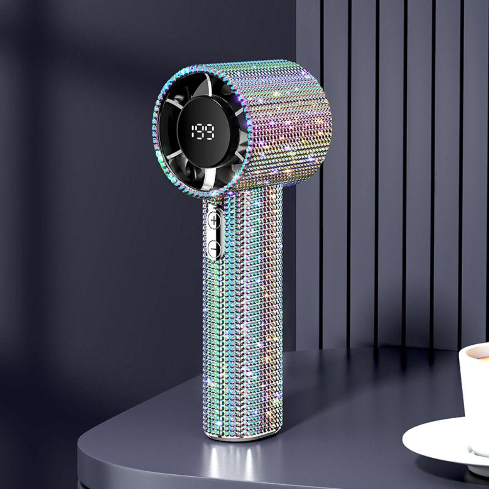 Cute Design Handheld Personal Fan Small Size USB Rechargeable Mini Fan Portable Use