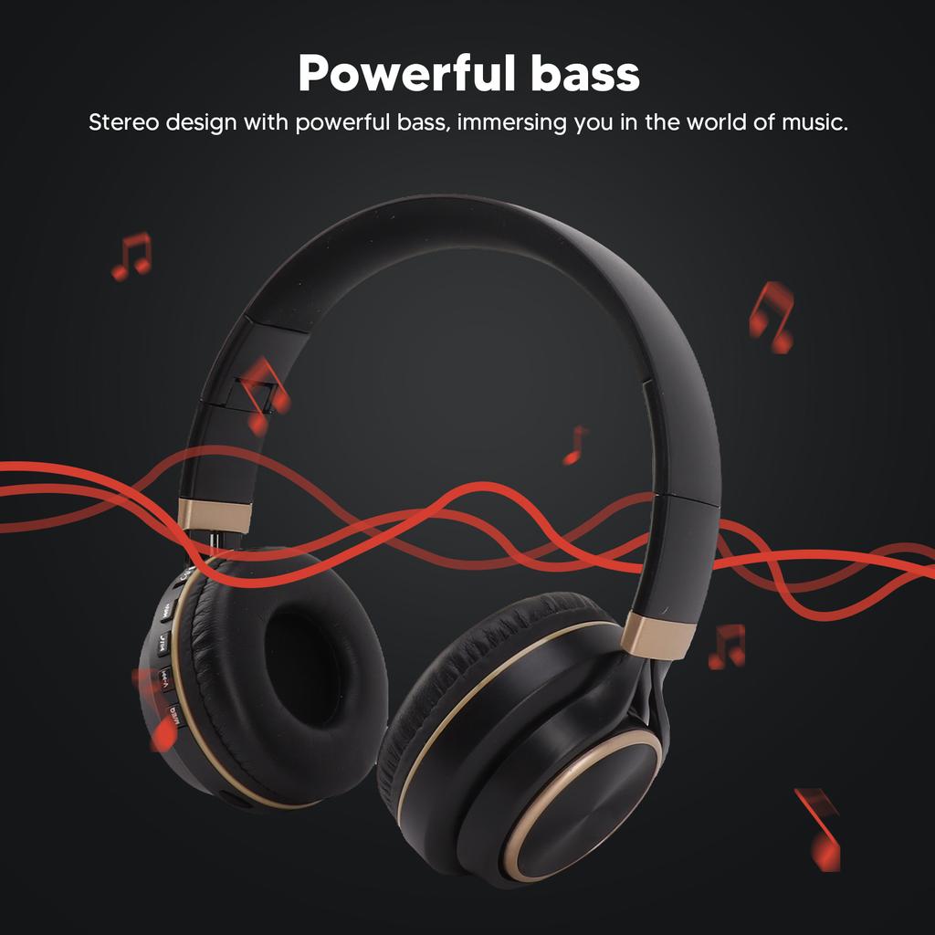 Беспроводная гарнитура Bluetooth 5.0 Deep Bass Stereo Sound 200mAh Беспроводные наушники Bluetooth для спорта Черный