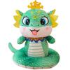 2025 Chinese New Year Mascot Traditional Cartoon Snake Plush Doll Pendant Yellow Green Red Snake Python Plush Toy Home Decor