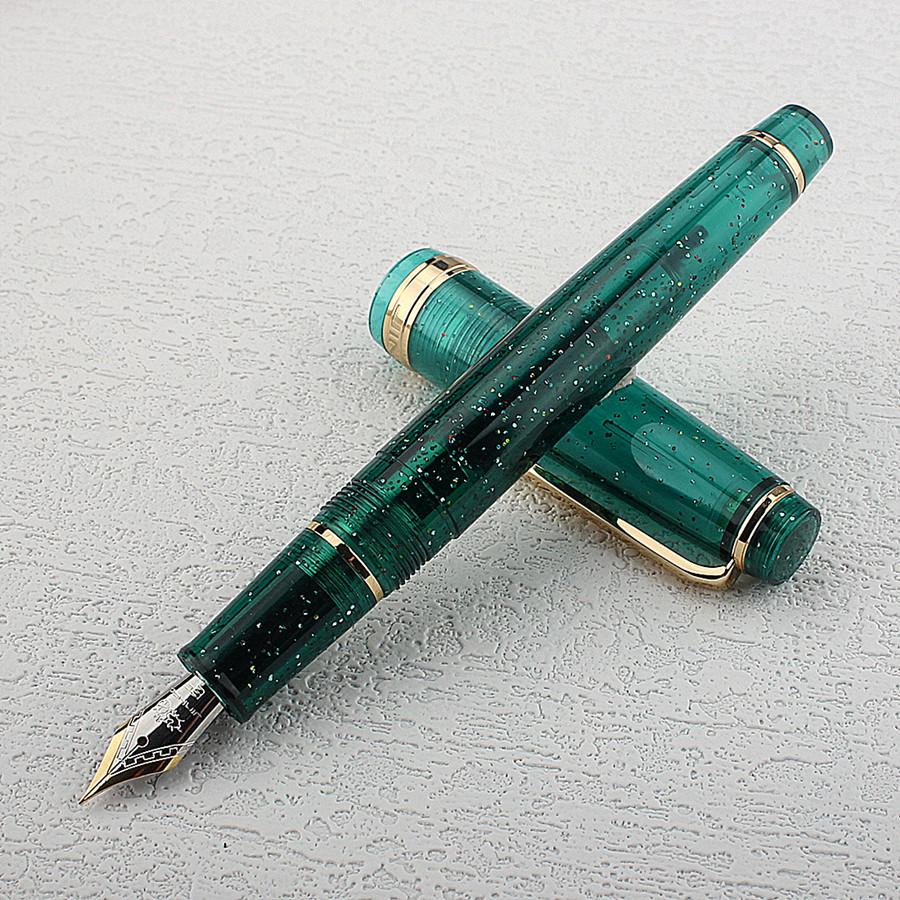 Перьевая ручка Jinhao 82 Акриловая ручка для чернил Вращающаяся Золотое перо EF Элегантные Деловые Офисные Школьные принадлежности Пишущая ручка Канцелярские товары