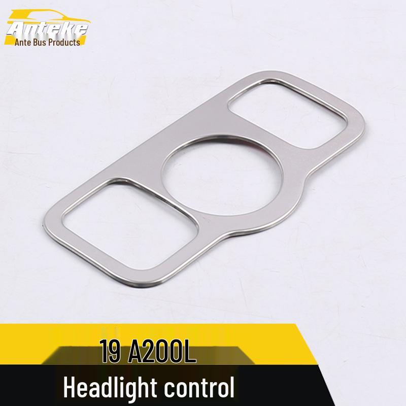 19 A200L Headlight Control Ring: Button Switch Adjustment Sticker & Decorative Frame