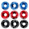 Zinc Zinc Alloy CNC Bottom Bracket Crank Cover Crank Bolt Cover Cap Crankset Screws Crank Arm Fixing Bolt