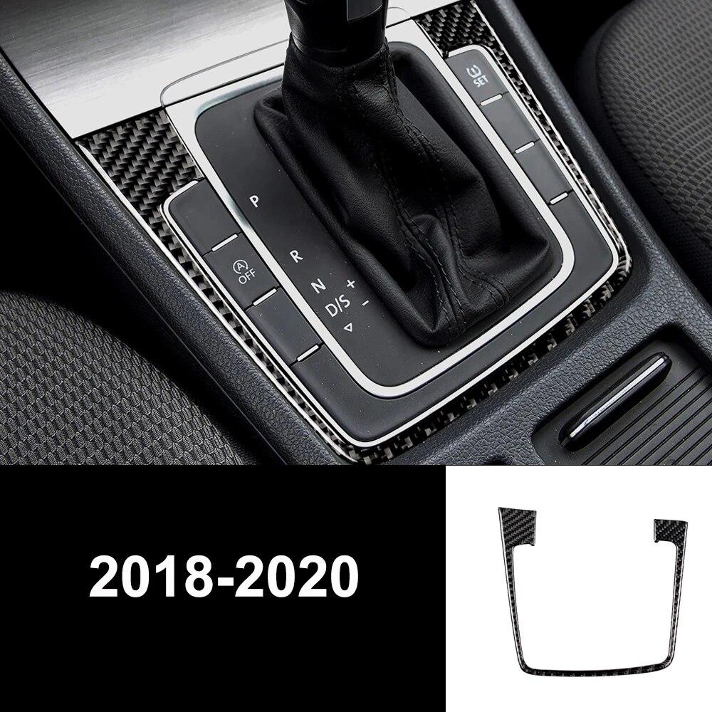 Декор из углеродного волокна, аксессуары, панель переключения передач автомобиля, декор рамки фар для VW Golf 7 GTI R GTE GTD MK7 2013-