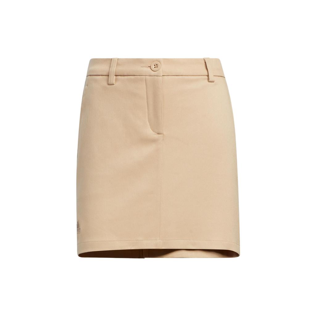 Adidas Юбка из саржи Play Green, однотонная, с вышитым логотипом, накладным карманом сзади, вшитыми шортами, спортивная повседневная юбка, женские юбки коричневого цвета HC3780