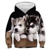 Fashion 3D Printing Kids Cute Dog Sweatshirts and Boys Girls Sportswear Hoodie Streetwear 4 5 6 7 8 9 - 14 Years Old