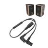 IEC320 C8 To Dual C7 Cord Male To Female 1 In 2 Out AC Power Splitter Cable for LCD Monitor Desk Lamp 100‑250V