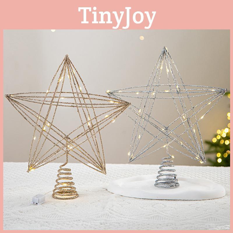Minimalist Modern Christmas Tree Star Ornament 3d Snowflake Design Festive Decor