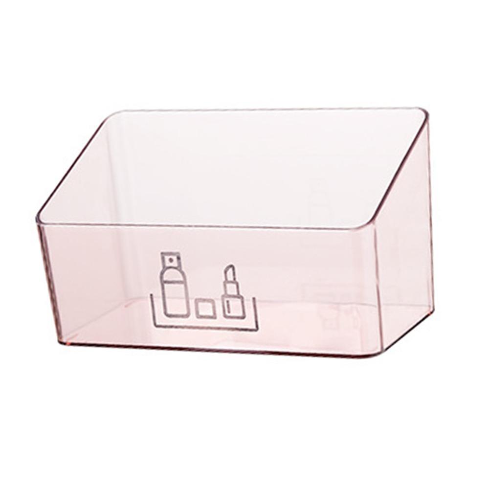 Rectangular Mirror Cabinet PS Cosmetic Makeup Organizer Jewelry Organizer Desk Storage Box Desktop