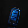 APRUB1 Leather Car Key Case Keys Full Cover Protection Shell Bag for VW Volkswagen Polo Tiguan Passat Golf Jetta Lavida Skoda Octavia