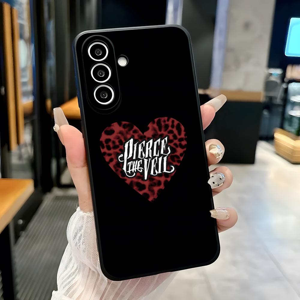 Чехол для телефона P-Pierce The Veil Band для Samsung A25 A13 A33 5G A54 A36 A35 A56 A52 A14 Ударопрочный мягкий чехол