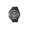 Серия PRO TREK - Дисковый цифровой дисплей, спортивный наручный хронометр для активного отдыха, водонепроницаемость, радиосинхронизация, питание от солнечной энергии, кварцевый механизм, полимерный ремешок, PRW-3400-1PR