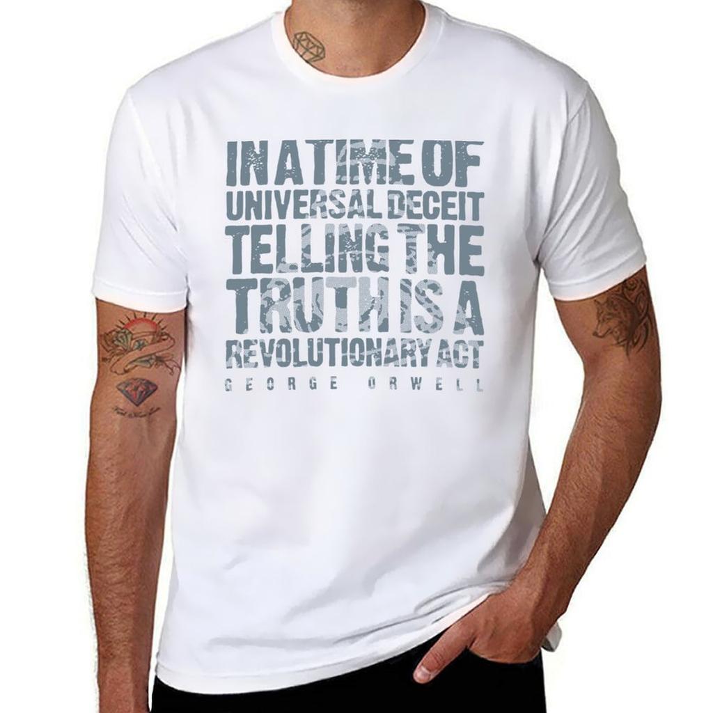 ORWELLIAN TRUTH TShirt Summer Holiday Casual Tee