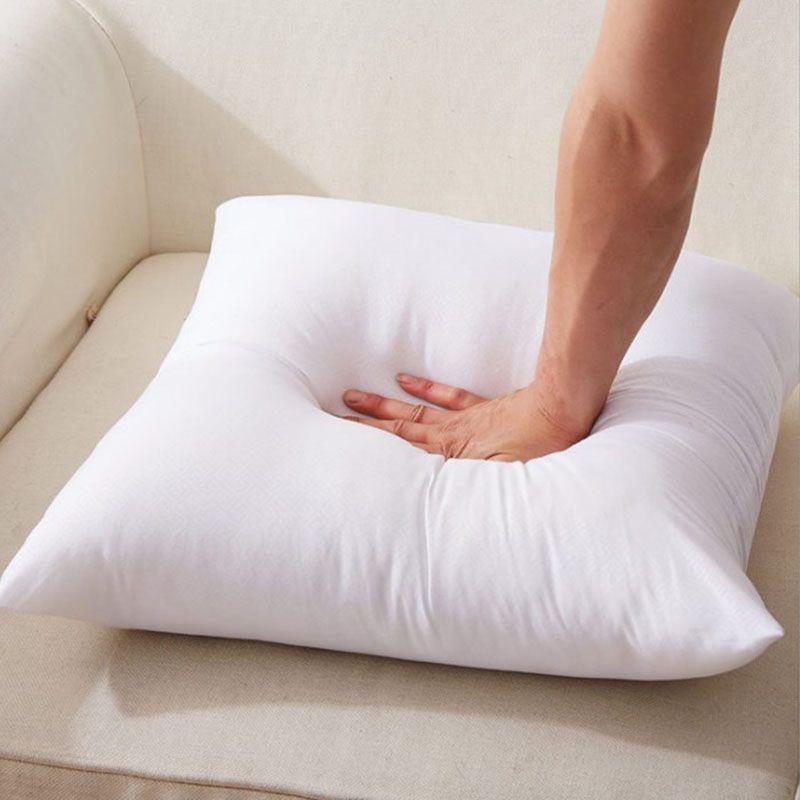 Luxurious Polyester Hollowfiber Cushion Inner Pads With White Cover For Ultimate Comfort