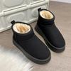 Fashion Women Warm Ankle Boots 2025 New Selling Soft Plush Casual Slip-on Women Snow Boots Outdoor Comfortable Thick-soled Walking Boots