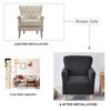 Banquet Armchair Slipcover Stretch Jacquard Chair Covers 1-Piece Sofa Cover Soft ArmChair Cover Single Couch Cover Furniture Protector for Living Room