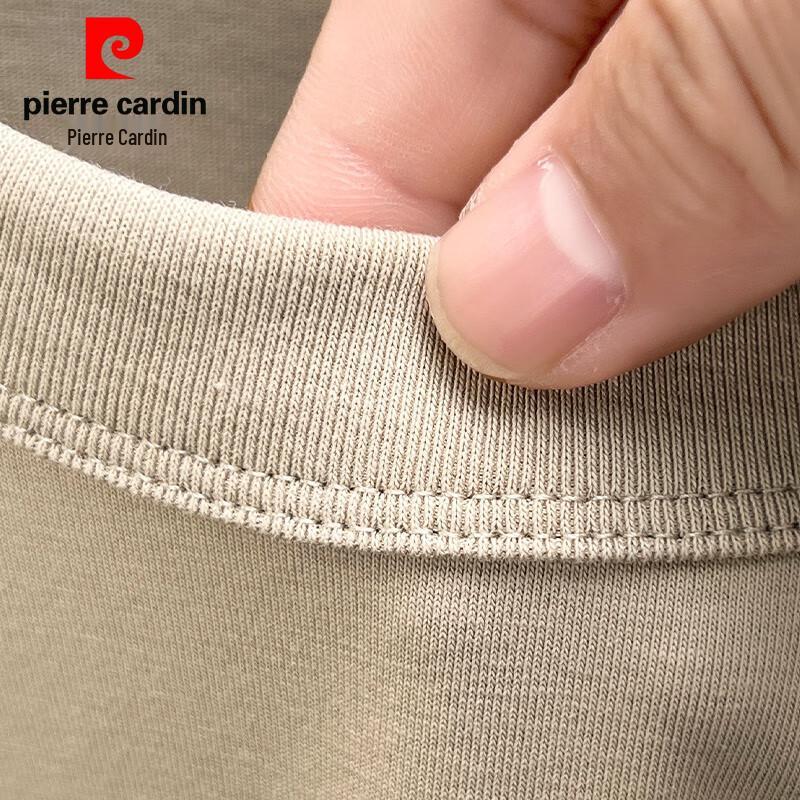 Pierre Cardin Мужская охлаждающая вышитая футболка с круглым вырезом и короткими рукавами